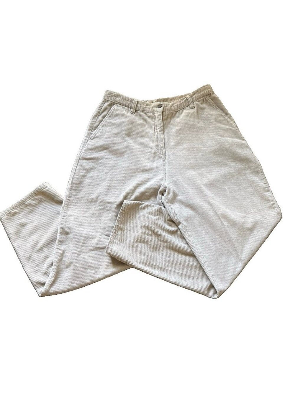 Vtg. 2000 Woorich Size 14 British/Tan Soft Corduroy Women's Pants